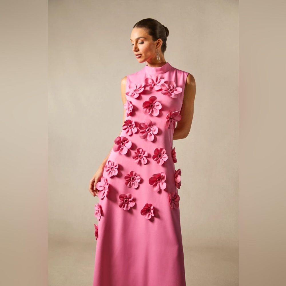 Miss Rosier Pink Floral Dress